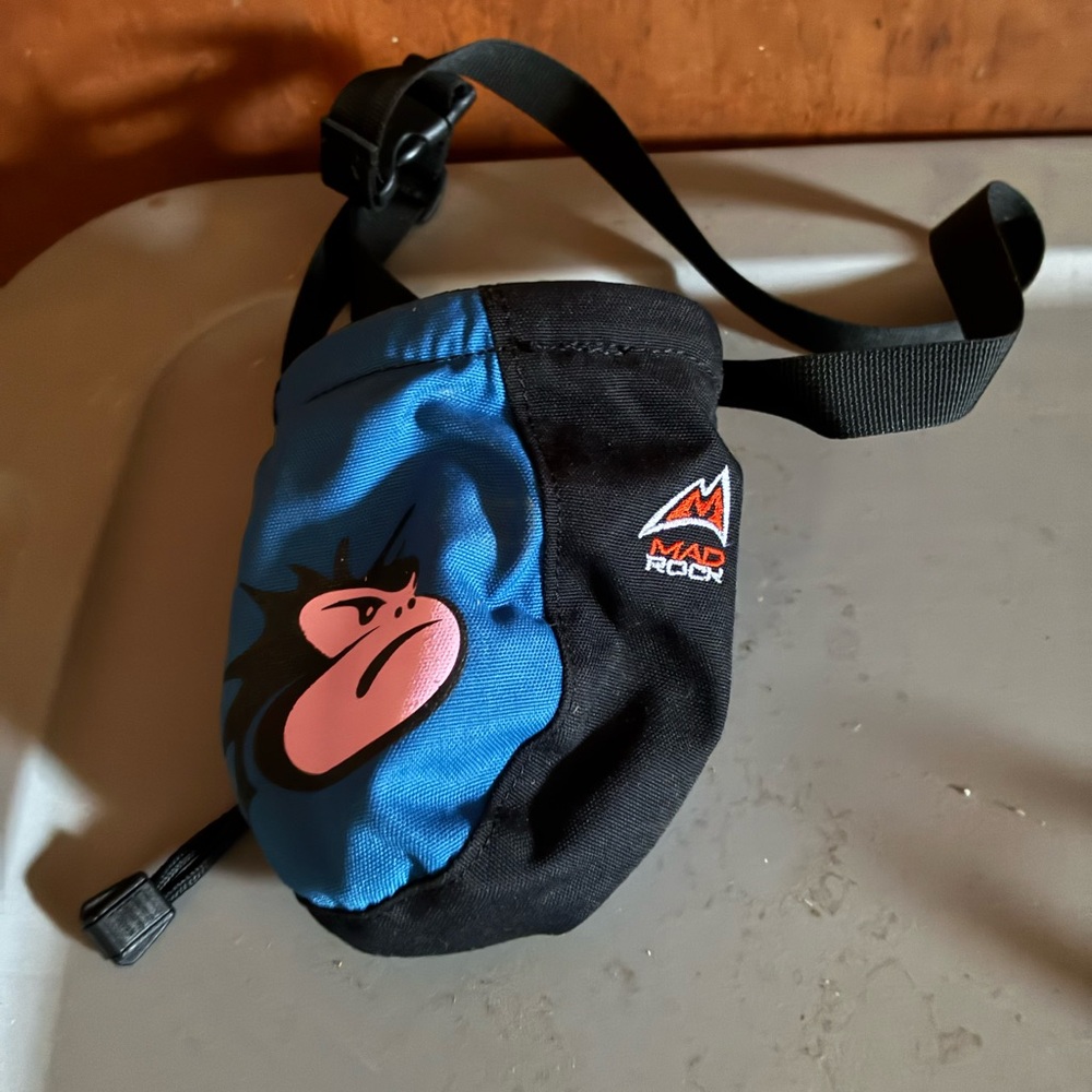 Mad Rock Blue and Black Chalk Bag